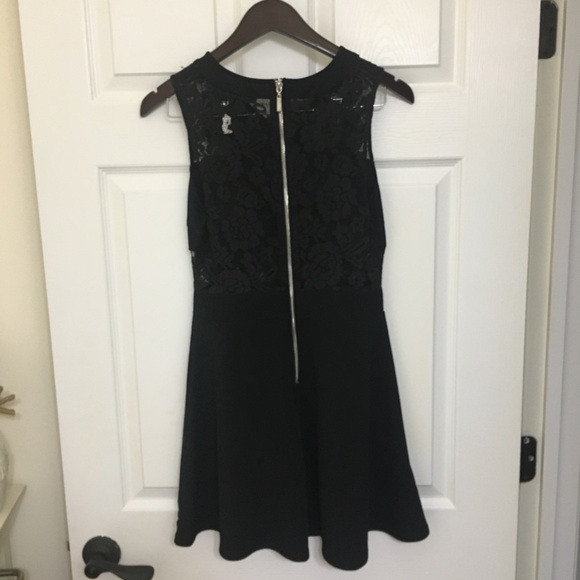 Alt B. Little Black Lace Detailed Dress - Picture 3 of 7